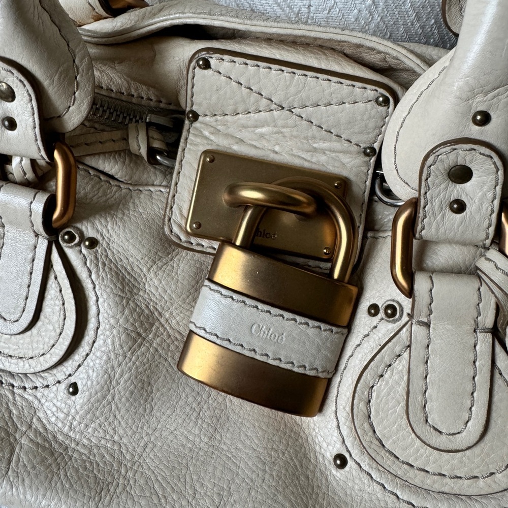 Vintage cream Chloe Paddington Bag - Picture 4 of 16
